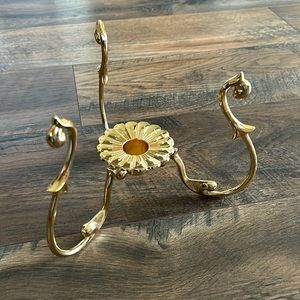 Party Lite Gold Versailles Candle Holder